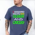 College High School Graduation Senior 2018 TShirt Men's Comfort Colors T-Shirt Blue Jean