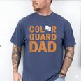 Color Guard Dad Flag Flipping Father Men's Comfort Colors T-Shirt Blue Jean