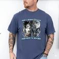Cool Alpha Wolf Meme Don't Worry Kitten Daddy's Here Men's Comfort Colors T-Shirt Blue Jean