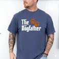 Cool Dog Dad Dog Father Shirt The Dogfather T-Shirt Men's Comfort Colors T-Shirt Blue Jean Cool Dog Dad Dog Father Shirt The Dogfather T-Shirt Men's Comfort Colors T-Shirt Blue Jean