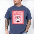 Cool Fun Cute Party Introvert Cat Character Men's Comfort Colors T-Shirt Blue Jean Cool Fun Cute Party Introvert Cat Character Men's Comfort Colors T-Shirt Blue Jean
