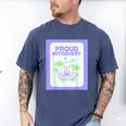 Cool Fun Cute Proud Introvert Cat Character For Men Women Men's Comfort Colors T-Shirt Blue Jean