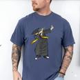 Cool Graduation Dab Dabbing Senior 2019 Grad Men's Comfort Colors T-Shirt Blue Jean