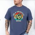 In A Crappie Mood Retro Fishing Sarcastic Dad Men's Comfort Colors T-Shirt Blue Jean