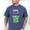 Cufflinks Battery Filled Tired Dad Low Battery Charge Men's Comfort Colors T-Shirt Blue Jean