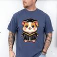 Cute Hamster Graduation Men's Comfort Colors T-Shirt Blue Jean