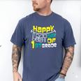 Cute Happy Last Day Of 1st Grade Shirt Kids Graduation Men's Comfort Colors T-Shirt Blue Jean