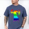 Dabbing Graduate 2018 Graduation Celebration Men's Comfort Colors T-Shirt Blue Jean