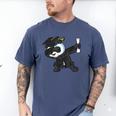 Dabbing Panda Bear Graduation Senior 2019 Shirt Men's Comfort Colors T-Shirt Blue Jean