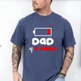 Dad Of 2 Girls Low Battery Daddy Of Two Girls Father Men's Comfort Colors T-Shirt Blue Jean Dad Of 2 Girls Low Battery Daddy Of Two Girls Father Men's Comfort Colors T-Shirt Blue Jean