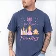 Dad 5th Birthday Her Royal Fiveness Princess Matching Men's Comfort Colors T-Shirt Blue Jean