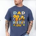 Dad Of The Bee-Day Girl Bee Birthday Party Men's Comfort Colors T-Shirt Blue Jean