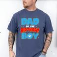 Dad Of The Birthday Boy Dog Lover Birthday Family Men's Comfort Colors T-Shirt Blue Jean