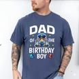 Dad Of The Birthday Boy Police Car Policeman Police Officer Men's Comfort Colors T-Shirt Blue Jean
