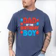 Dad Of The Birthday Boy Spider Web Party Men's Comfort Colors T-Shirt Blue Jean