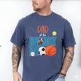 Dad Of The Birthday Boy Sports Matching Family Men's Comfort Colors T-Shirt Blue Jean