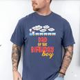 Dad Birthday Boy Train I'm 2 Two Yr Old Chugga Engine Men's Comfort Colors T-Shirt Blue Jean