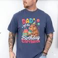 Dad Of The Birthday Capybara Boba Tea Girl Bday Party Family Men's Comfort Colors T-Shirt Blue Jean