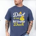 Dad Of The Birthday Duck Boy Rubber Duck Birthday Girl Men's Comfort Colors T-Shirt Blue Jean