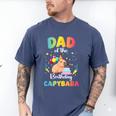 Dad Of The Birthday Girl Capybara Bday Party Family Men's Comfort Colors T-Shirt Blue Jean