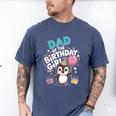 Dad Of The Birthday Girl Pesto Baby Penguin Party Men's Comfort Colors T-Shirt Blue Jean