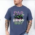 Dad Of The Birthday Monster Truck Family Matching Party Men's Comfort Colors T-Shirt Blue Jean