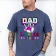 Dad Of The Bowler Girl Matching Family Bowling Birthday Men's Comfort Colors T-Shirt Blue Jean