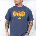 Dad Daddy Matching Birthday Squad Crew Pizza Family Men's Comfort Colors T-Shirt Blue Jean