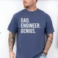 Dad Engineer Genius Cute Engineering Father Men's Comfort Colors T-Shirt Blue Jean