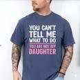 Dad For Father Daddy Papa Men From Daughter Dad Men's Comfort Colors T-Shirt Blue Jean