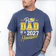 Dad Graduation Senior 2027 Proud Dad Of a 2027 Graduate Men's Comfort Colors T-Shirt Blue Jean