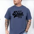 Dad From Kids Best Dad Ever Father's Day Men's Comfort Colors T-Shirt Blue Jean