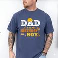 Dad Mom Of The Birthday Boy Kid Construction Matching Family Men's Comfort Colors T-Shirt Blue Jean