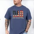 Dad Protector Hero Legend USA Flag Dad Father's Day Men's Comfort Colors T-Shirt Blue Jean