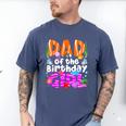 Dad Under Sea Birthday Party Girls Ocean Sea Animals Themed Men's Comfort Colors T-Shirt Blue Jean