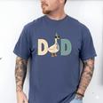 Dad Silly Goose 1st Birthday Family Matching Pocket Men's Comfort Colors T-Shirt Blue Jean