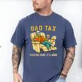 Dad Tax Graphic Tee Fathers Day Men's Comfort Colors T-Shirt Blue Jean