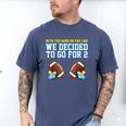 Dad Of Twins TShirt Men's Comfort Colors T-Shirt Blue Jean