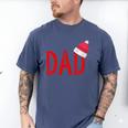 Dad Xmas PJs Christmas Pajamas And Xmas PJ Family Shirt Men's Comfort Colors T-Shirt Blue Jean
