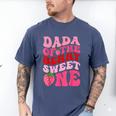 Dada Of The Berry Sweet One Strawberry First Birthday Men's Comfort Colors T-Shirt Blue Jean