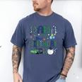 Dada Of The Birthday Boy Hole In One Golf Lover Men's Comfort Colors T-Shirt Blue Jean