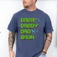 Dada Daddy Dad Bruh Father's Day Game Pixel Men's Comfort Colors T-Shirt Blue Jean