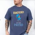 Daddio Of The Patio Fathers Day BBQ Grill Dad Men's Comfort Colors T-Shirt Blue Jean