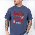 Daddy Of A Berry Sweet One Strawberry Baby First Birthday Men's Comfort Colors T-Shirt Blue Jean