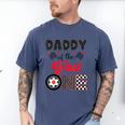 Daddy Of The Fast One Car Racing Dad 1St Birthday Boy Men's Comfort Colors T-Shirt Blue Jean