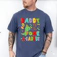 Daddy Of The One-A-Saurus 1St Birthday Boy Dinosaur Men's Comfort Colors T-Shirt Blue Jean