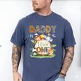 Daddy Of The Wild One 1St Birthday Kids Safari Jungle Men's Comfort Colors T-Shirt Blue Jean