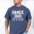 Dance Dad Proud Dancer Dancing Father Men Men's Comfort Colors T-Shirt Blue Jean