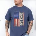 Dance Dad US American Flag Shirt Dancer Dancing Father Men Men's Comfort Colors T-Shirt Blue Jean