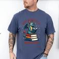 Dark Romance Romantasy Easily Distracted By Dragons & Books Men's Comfort Colors T-Shirt Blue Jean